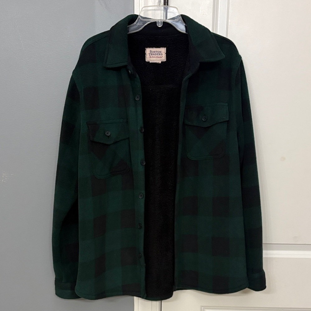 Boston Traders Green and Black Performance Jacket